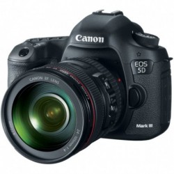 Camara Canon EOS 5D Mark III 22.3 MP Full Frame CMOS Digital SLR Camera with EF 24-105mm f/4 L IS USM Lens