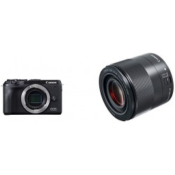 Camara Canon EOS M6 Mark II Mirrorless Camera, Body (Black) with EF-M 32mm f/1.4 STM Lens, Black
