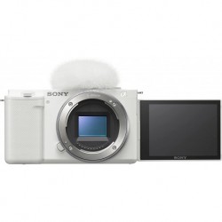 Camara Sony Alpha ZV-E10 - APS-C Interchangeable Lens Mirrorless Vlog Camera White