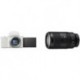 Camara Sony Alpha ZV-E10 - APS-C Interchangeable Lens Mirrorless Vlog Camera White + 70-350mm F4.5-6.3 G OSS Super-Telephoto