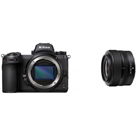 Camara Nikon Z 6II FX-Format Mirrorless Camera Body Black with NIKKOR 24-50mm f/4-6.3 Compact Standard Zoom Lens for Cameras