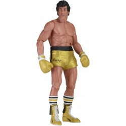 Figura NECA 40th Anniversary Series 1 Rocky Action Figure (7" Scale), Gold