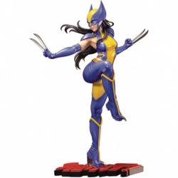Figura Marvel Kotobukiya Universe Wolverine (Laura Kinney) Bishoujo Statue, Multicolor