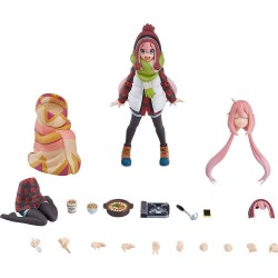 Figura Figma Max Factory Laid-Back Camp: Nadeshiko Kagamihara Deluxe Action Figure, Multicolor