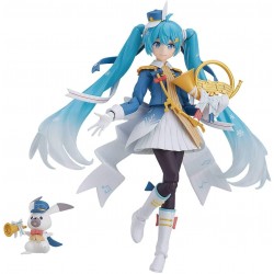 Figura Figma Max Factory Character Vocal Series 01: Hatsune Miku Snow (Snow Parade Version) Action Figure, Multicolor