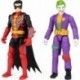 Figura DC Comics Batman 4-inch Robin and The Joker Action Figures for Boys with 6 Mystery Accessories, Kids Toys Aged 3 up