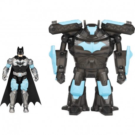 Figura DC Comics Batman 4-inch Action Figure with Transforming Tech Armor, Kids Toys for Boys Ages 3 and Up
