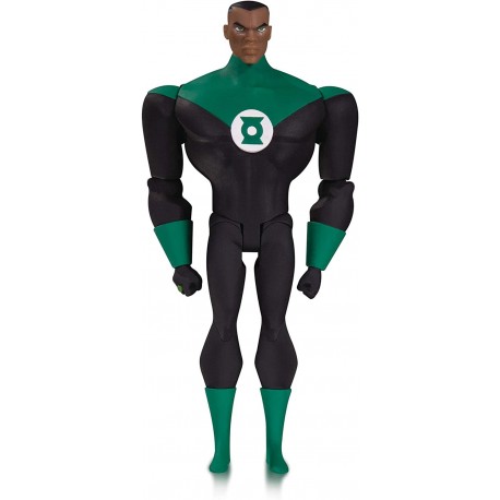 Figura DC Collectibles Justice League Animated: Green Lantern John Stewart Action Figure, Multicolor
