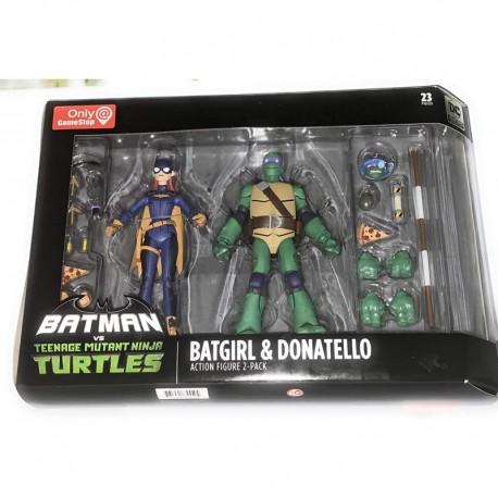 Figura DC Collectibles Batman VS TMNT - Batgirl & Donatello