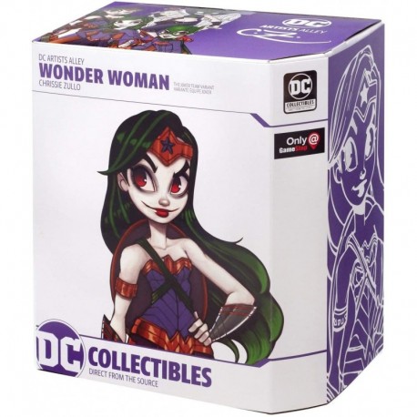 Figura DC Artist Alley Wonder Mujer by Chrissie Zullo PVC Collector Statue - The Joker Team Variant