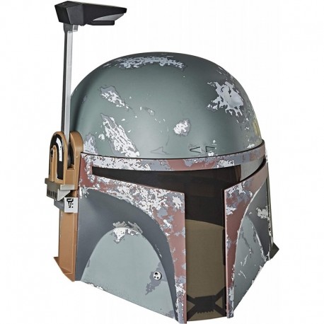 Figura Star Wars The Black Series Boba Fett Premium Electronic Helmet, Empire Strikes Back Full-Scale Roleplay Collectible