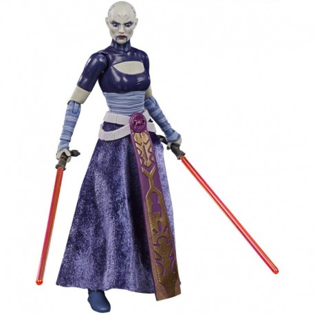 Figura Star Wars The Black Series Asajj Ventress Toy 6-Inch Scale Clone Collectible Action Figure, Toys for Kids Ages 4 and Up