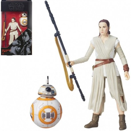 Figura Star Wars The Black S?ries Rey and BB-8 Figure