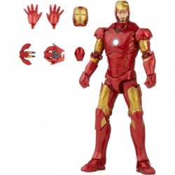 Figura Marvel Hasbro Legends Series 6-inch Scale Action Figure Toy Iron Man Mark 3 Infinity Saga Character, Premium Design, and 5 Accessories