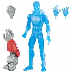 Figura Marvel Hasbro Legends Series 6-inch Scale Action Figure Toy Iceman, Premium Design, 1 Figure, 2 Accessories, and Build-A-Figure Parts