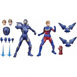 Figura Marvel Hasbro Legends Series 6-inch Scale Action Figure Toy Captain and Rescue Armor 2-Pack, Infinity Saga Character, Premium Design, 2 Figures