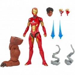 Figura Marvel Hasbro Legends Series 6-inch Ironheart Action Figure Toy, Premium Design and Articulation, Includes 5 Accessories 1 Build-A-Figure Part