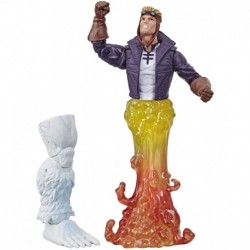 Figura Marvel Classic Hasbro Legends Series 6" Collectible Action Figure Marvel's Cannonball Toy (X-Men/X-Force Collection) - with Wendigo Build-A-Fig