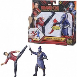 Figura Marvel Hasbro Shang-Chi and The Legend of Ten Rings Action Figure Toys, vs. Death Dealer 6-inch Battle Pack, Kids Ages 4 Up