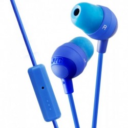 Audifonos JVC HAFR37A Marshmallow Headphones with Mic, Blue