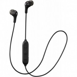 Audifonos JVC Soft Wireless Earbud with Stayfit Tips, Remote and Mic Bluetooth Black (HA-FX9BTB)