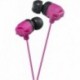 Audifonos JVC HAFX102P XX Xtreme Bass Earbuds, Pink