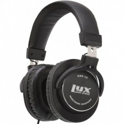 Audifonos LyxPro HAS-10 Closed Back Over Ear Professional Studio Monitor And Mixing Headphones,Music Listening,Piano,Sound Isolation, Lightweight Flex