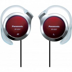 Audifonos PANASONIC Clip Headphone Red RP-HZ47-R (Japan Import)
