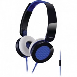 Audifonos PANASONIC RP-HXS200M-A Sound Rush On-Ear Headphones, Blue/Black
