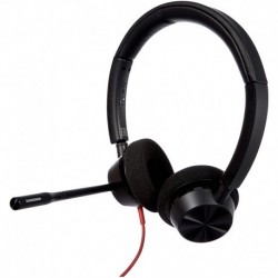 Audifonos Plantronics - Blackwire 3320 USB-A Wired, Dual-Ear (Stereo) Headset with Boom Mic to Connect Your PC, Mac or Cell Phone Works Teams, Zoom &