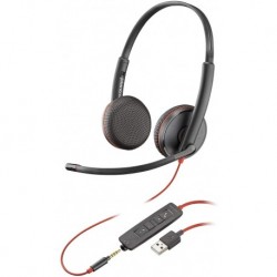 Audifonos Plantronics Blackwire 3225 USB-A Headset, On-Ear Mono Wired