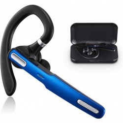 Audifonos Bluetooth Headset, COMEXION Wireless Earpiece V5.0 Hands-Free Earphones with Stereo Noise Canceling Mic, Compatible iPhone Android Cell Phon