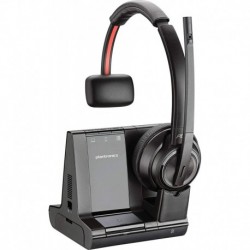Audifonos Plantronics Savi 8200 Series Wireless Dect Headset System, Black