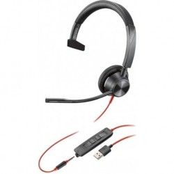 Audifonos Plantronics Blackwire 3315, BW3315 USB-A Headset, 213936-01