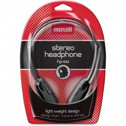 Audifonos Maxell 190319 Stereo Headphone, Black (Packaging May Vary)