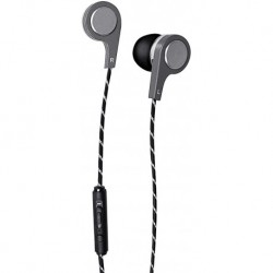 Audifonos Maxell Bass 13 Metallic in-Ear Earbuds with Microphone (Silver) (199600)