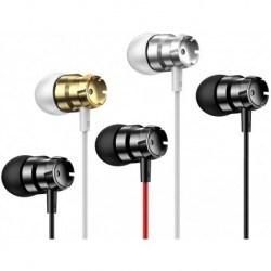 Audifonos 5 Pack Earbud Headphones Geeboy Wholesale in-Ear mic 3.5mm Electronics Wired (Earphones/Earbuds/Headset) for iOS and Android Smartphones, La