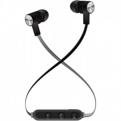 Audifonos Maxell Bass 13 Black Bluetooth Wireless Earbuds, 3 Hours of Talk/Play Time, Rubberized Volume Control (B13-EB2)