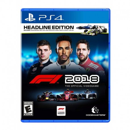 Videojuego F1 2018 Headline Edition - PlayStation 4