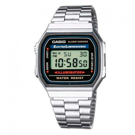 Reloj CASIO A-168WA-1W Original