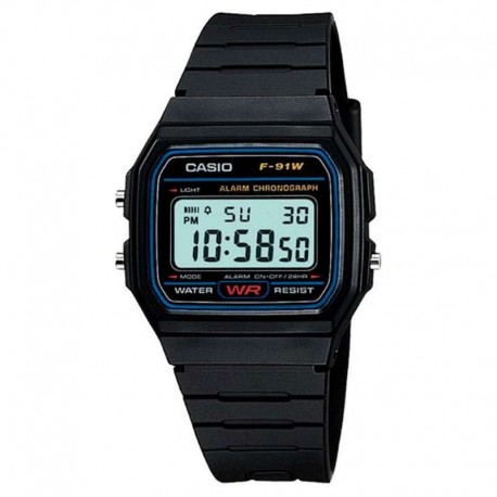 Reloj CASIO F-91W-1D Original