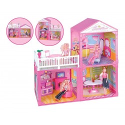 Casa Muñecas 80cm Bonny Luz Sonido Muñeca Accesorios K229 (Entrega Inmediata)