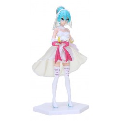 Vocaloid Hatsune Miku White Dress Figura En Bolsa (Entrega Inmediata)