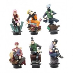 Naruto Shippuden Kakashi Gaara Colección 8 Figuras En Bolsa (Entrega Inmediata)