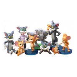 Tom & Jerry Colección X 9 Figuras En Bolsa (Entrega Inmediata)