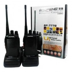 Radio Comunicaciones Baofeng X 2 Bf 777s Negro 3km Boquitoki (Entrega Inmediata)