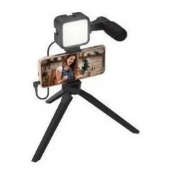 Kit Celular Tripode + Luz Led 3,5 PuLG+microfono 3.5mm+boom (Entrega Inmediata)