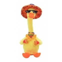 Pato Bailarín Para Niños Repite Sonidos Niños Peluche 25cm (Entrega Inmediata)