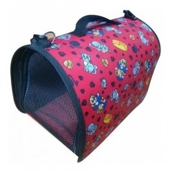 Cargador Mascota Doble Ventilacion Portable Pvc Tela Rigi Xl (Entrega Inmediata)