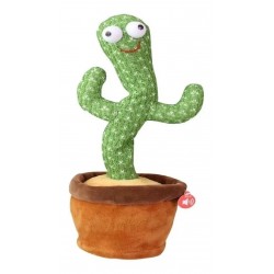 Lindo Cactus Bailarín Con Canto De Felpa Adecuado Para Niños (Entrega Inmediata)